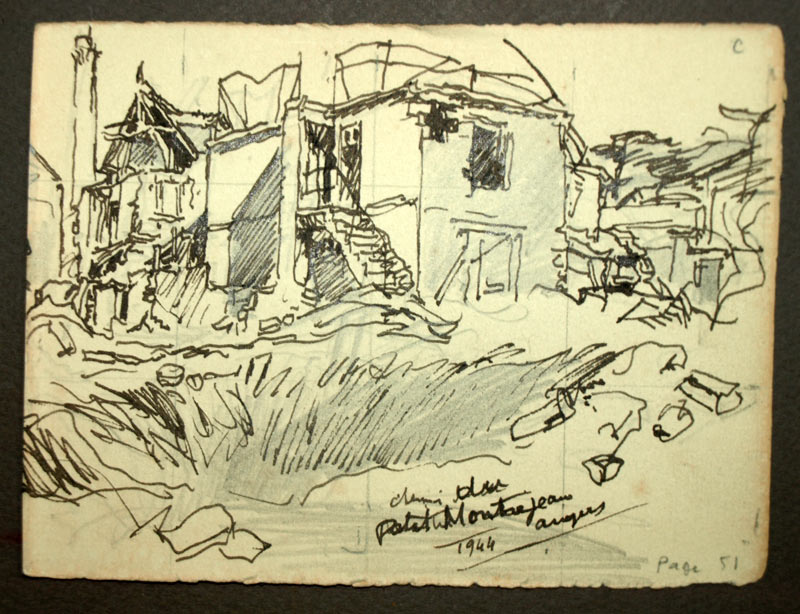 Croquis D'étude 26 dessins originaux de CHARLES TRANCHAND Mai Aout 1944 Croquis D'étude 26 dessins originaux de CHARLES TRANCHAND Mai Aout 1944