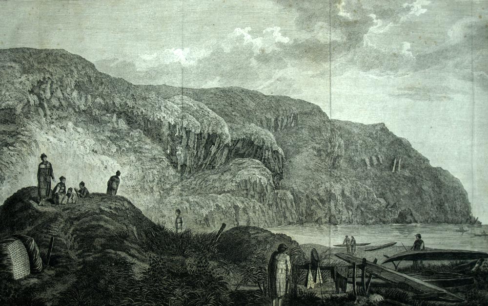 HABITATION ET NATUREL D'OONALASHKA ou UNALASKA Gravure voyage de James COOK 1774 HABITATION ET NATUREL D'OONALASHKA ou UNALASKA Gravure voyage de James COOK 1774