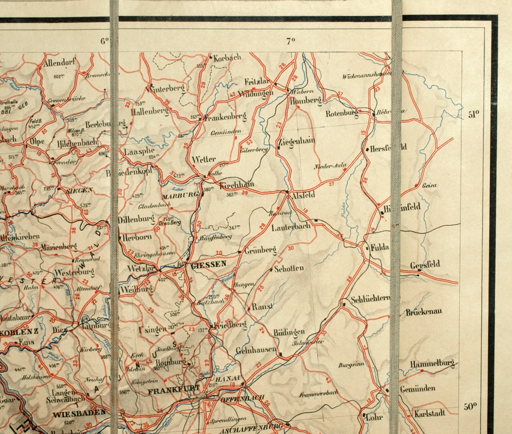 Border France Belgium Northeast Germania geografico mappaantic mappa 