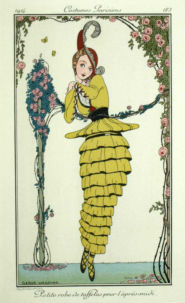 JOURNAL DES DAMES ET DES MODES complet de ses 186 planches au pochoir 1912-1914 