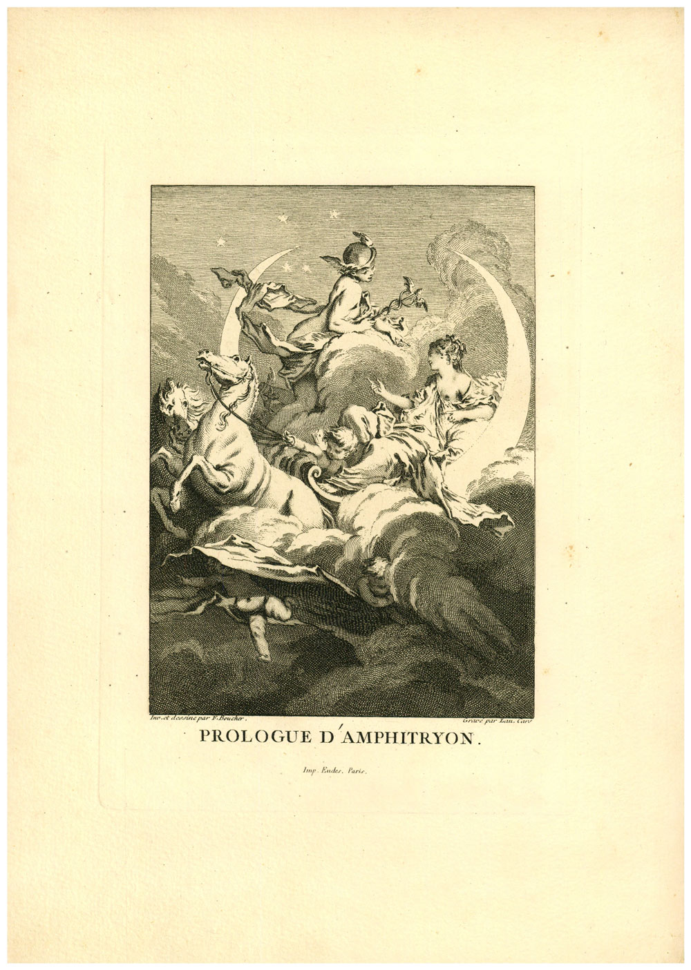 PROLOGUE D'AMPHITRYON Illustration des œuvres de Molière par François BOUCHER 