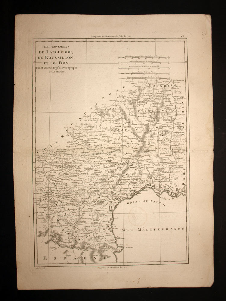 mapa del plan geográfico de la región languedoc-roussillonantiguo 1787antic mapa mapa del plan geográfico de la región languedoc-roussillonantiguo 1787antic mapa