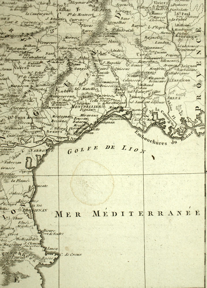 mapa del plan geográfico de la región languedoc-roussillonantiguo 1787antic mapa mapa del plan geográfico de la región languedoc-roussillonantiguo 1787antic mapa