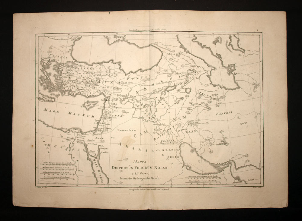 Turchia, Libano, Giordania, mappa geografico Siria del 1787antic mappa Turchia, Libano, Giordania, mappa geografico Siria del 1787antic mappa