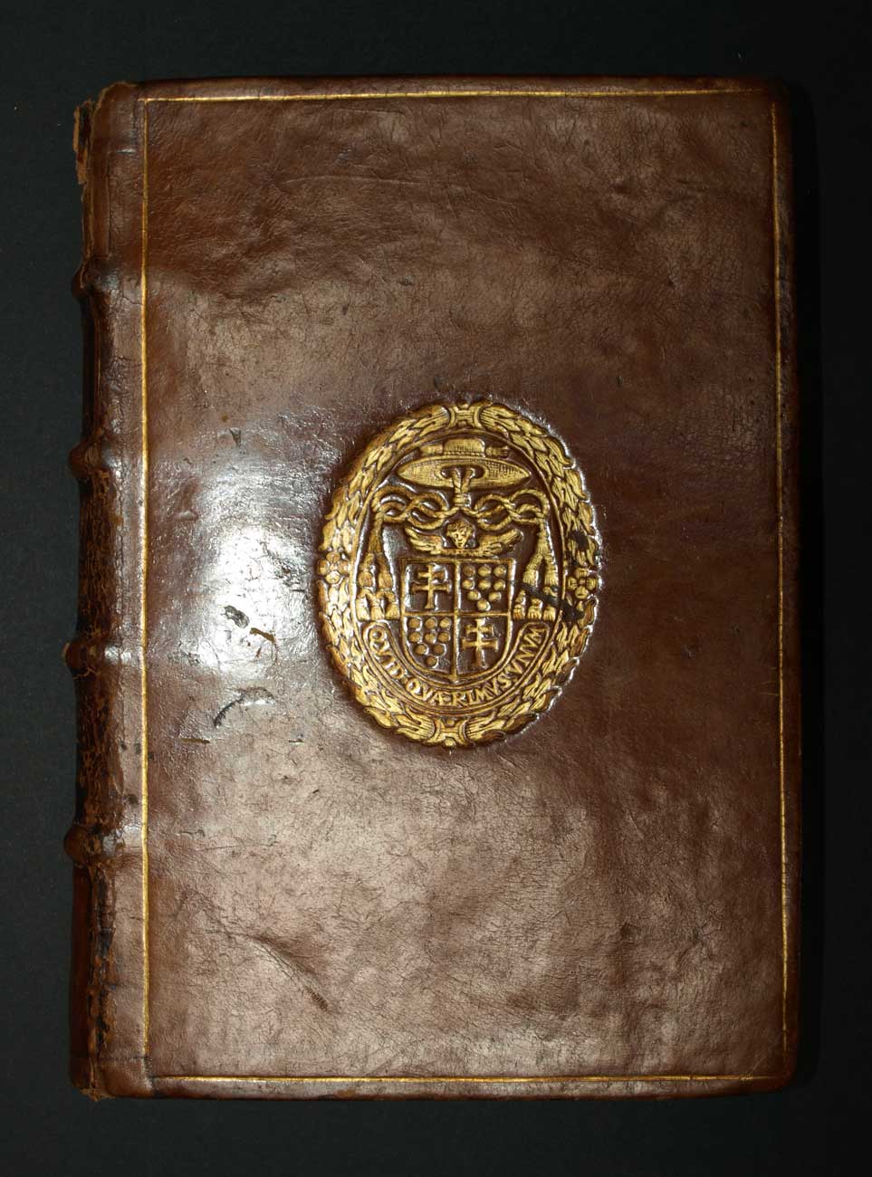 Juste Lipsius, Opera Antiqua, Plantin Moretus 1617-1630, reliure armoriée Blason Juste Lipsius, Opera Antiqua, Plantin Moretus 1617-1630, reliure armoriée Blason
