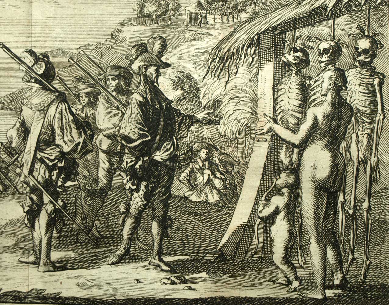 Voyage gravure de Van der Aa de 1706 HOLLANDAIS DEVANT UN RITE FUNÉRAIRE INDIEN Voyage gravure de Van der Aa de 1706 HOLLANDAIS DEVANT UN RITE FUNÉRAIRE INDIEN
