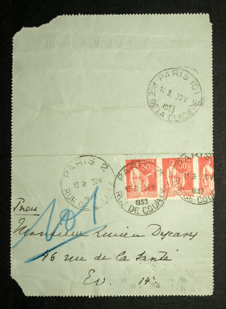 LETTRE AUTOGRAPHE SIGNÉE LUCIEN DAUDET ÉCRIVAIN À LUCIEN DESCAVES 1933 LETTRE AUTOGRAPHE SIGNÉE LUCIEN DAUDET ÉCRIVAIN À LUCIEN DESCAVES 1933