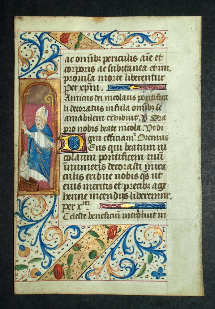 ENLUMINURE MINIATURE ICONE ORIGINALE SUR PARCHEMIN VÉLIN du XVeme siècle. ENLUMINURE MINIATURE ICONE ORIGINALE SUR PARCHEMIN VÉLIN du XVeme siècle.